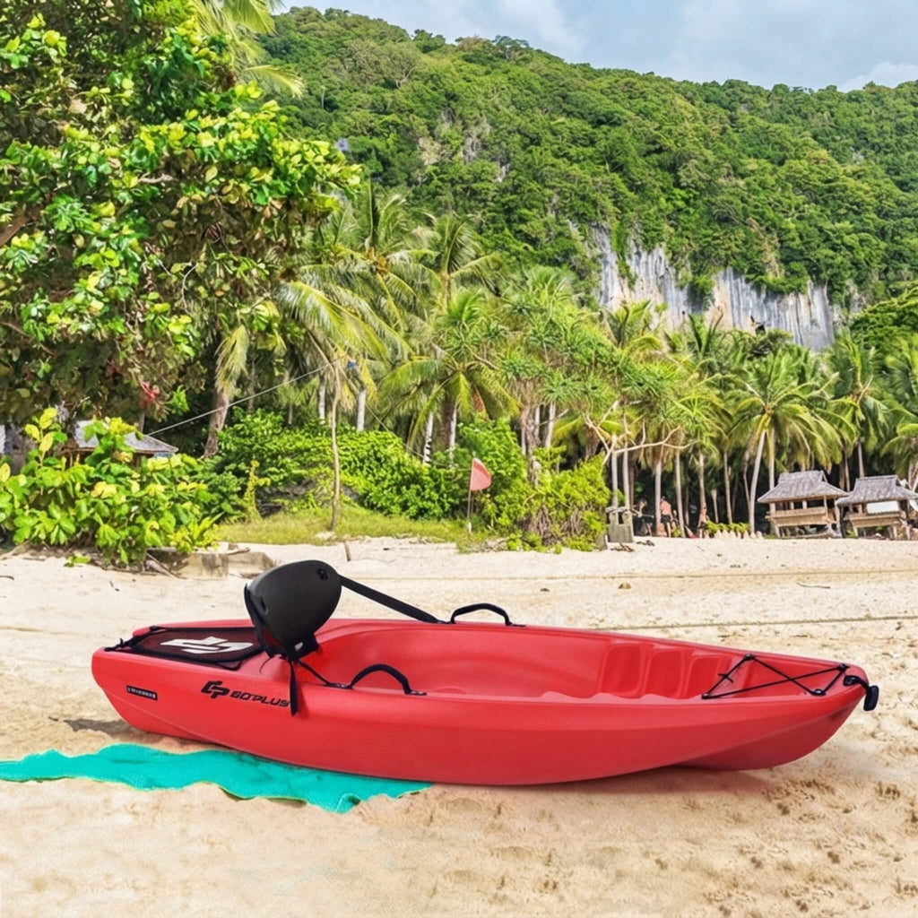 GoPlus 6FT Premium Youth Sit On Top Kayak W/ Paddles & Folding Backrest (SAK97198) - Saksby Wholesale - Right View