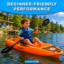 GoPlus 6FT Premium Youth Sit On Top Kayak W/ Paddles & Folding Backrest (SAK97198) - Saksby Wholesale - Lifestyle