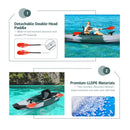 GoPlus Sit-On-Top Fishing Kayak Canoe With Fishing Rod Holders & Paddle, 10FT (SAK91720) - Saksby Wholesale - Materials View