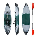 GoPlus Sit-On-Top Fishing Kayak Canoe With Fishing Rod Holders & Paddle, 10FT (SAK91720) - Saksby Wholesale - Kit View