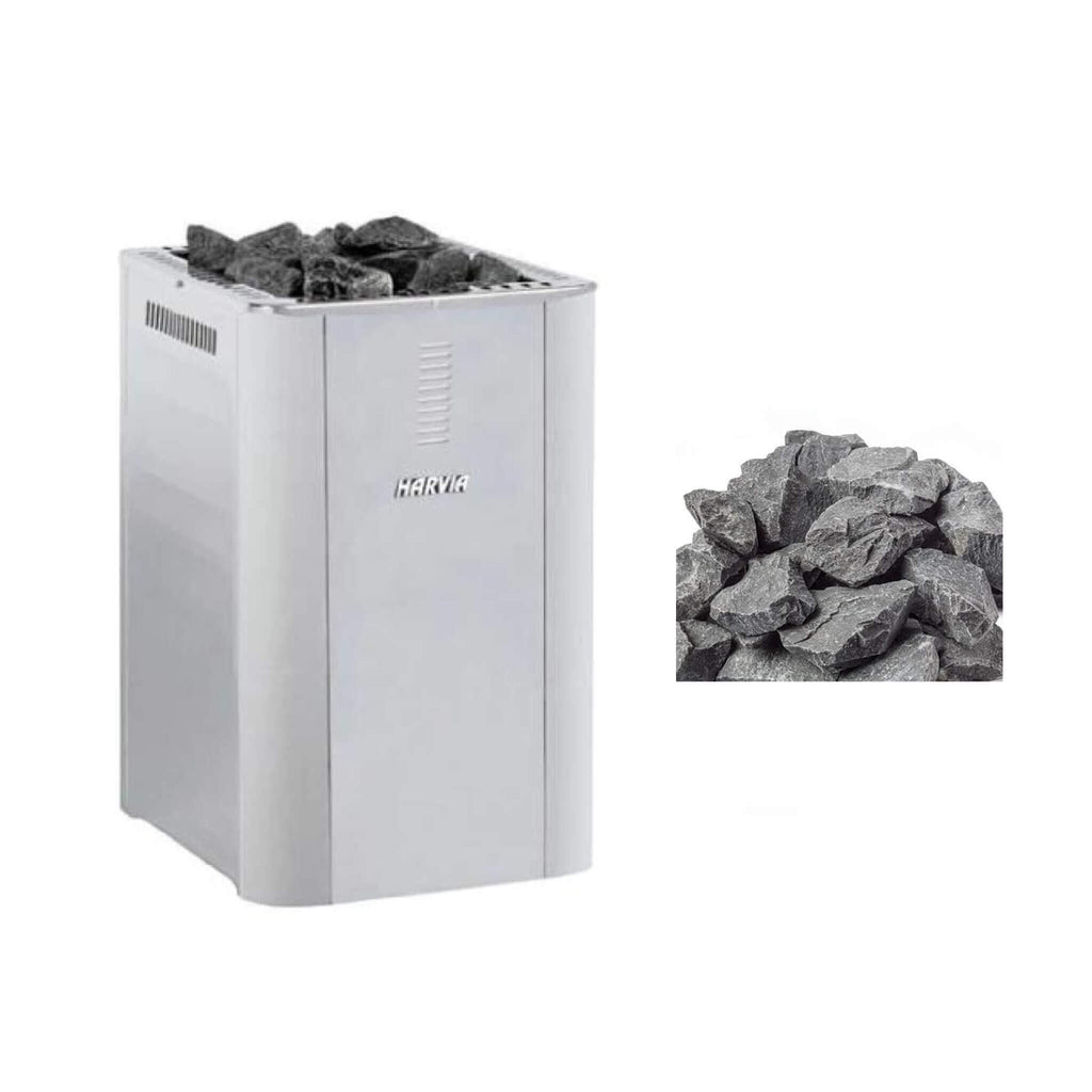 Harvia Duo Series Stainless Steel Wood Sauna Stove - SAK68420 - Bundle