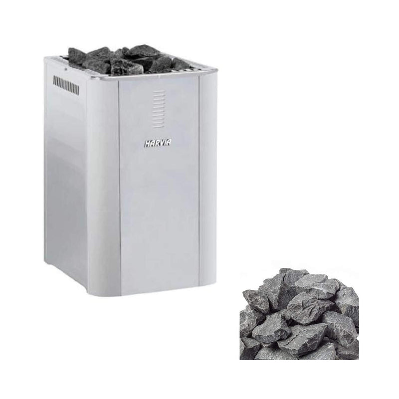 Harvia Duo Series Stainless Steel Wood Sauna Stove - SAK68420 - Bundle