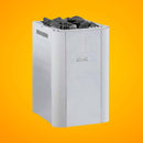 Harvia Duo Series Stainless Steel Wood Sauna Stove With Sauna Stones (SAK68420) - Saksby Wholesale - Side View