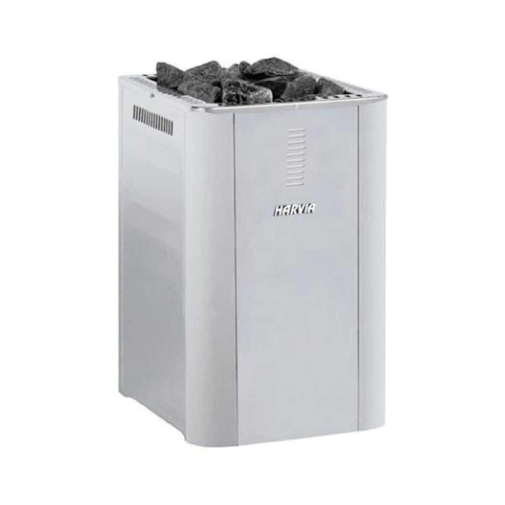 Harvia Duo Series Stainless Steel Wood Sauna Stove With Sauna Stones (SAK68420) - Saksby Wholesale - Stove View