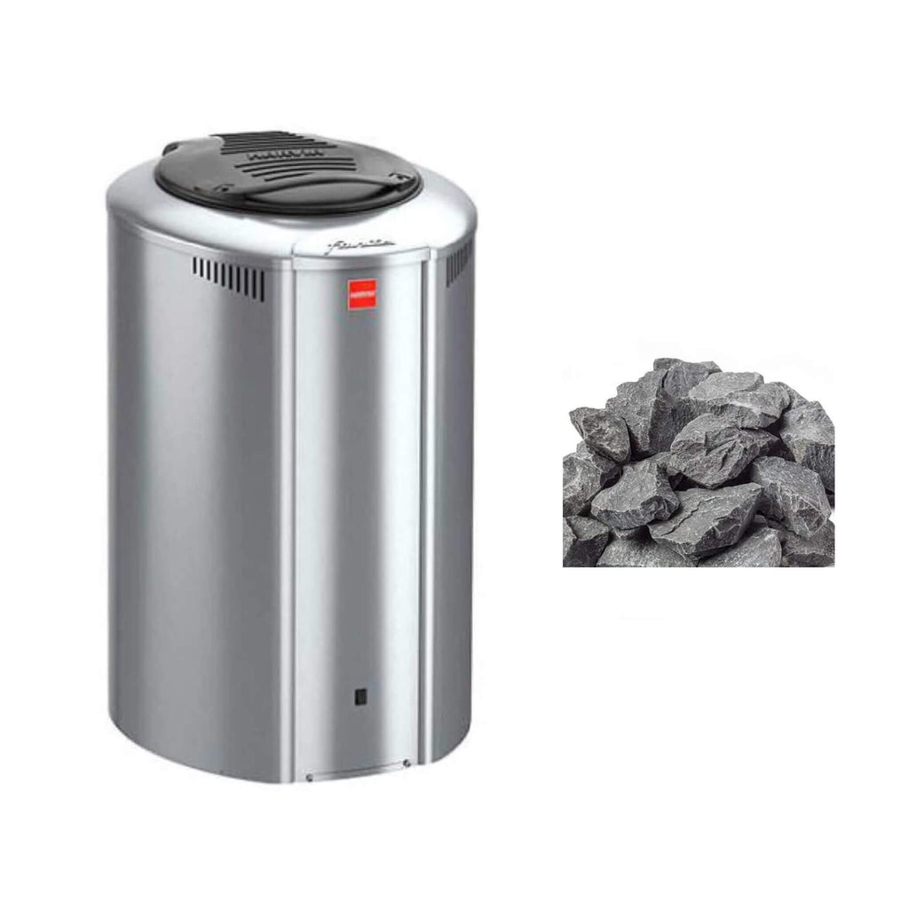Harvia Forte AF Sauna Heater with Keypad Lock and Splash-Proof Control Panel - SAK24015 - Bundle