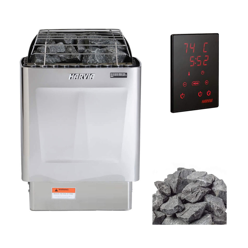 Harvia KIP UL Certified Electric Sauna Heater - Bundle