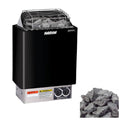 Harvia KIPB Wet Dry Electric Sauna Heater Stove With Built-In Controls & Sauna Stones (SAK47351)