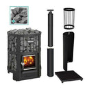 Harvia Legend 150 Sauna Stove Package, 16KW [LEGEND 150 PACKAGE BK] (SAK67219) - Saksby Wholesale - Side View Package
