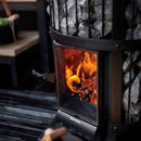 HARVIA Legend 240 GreenFlame 15.9KW Wood Sauna Stove (SAK84935) - Saksby Wholesale - Flame View