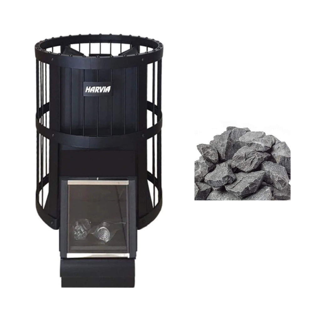Harvia Legend SL Wood-Burning Sauna Stove with Adjustable Feet - SAK21430 - Bundle