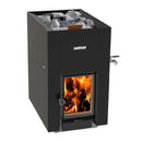 HARVIA Linear 22 GreenFlame ES Black Wood Sauna Stove, 15.7KW (SAK31692) - SAKSBY