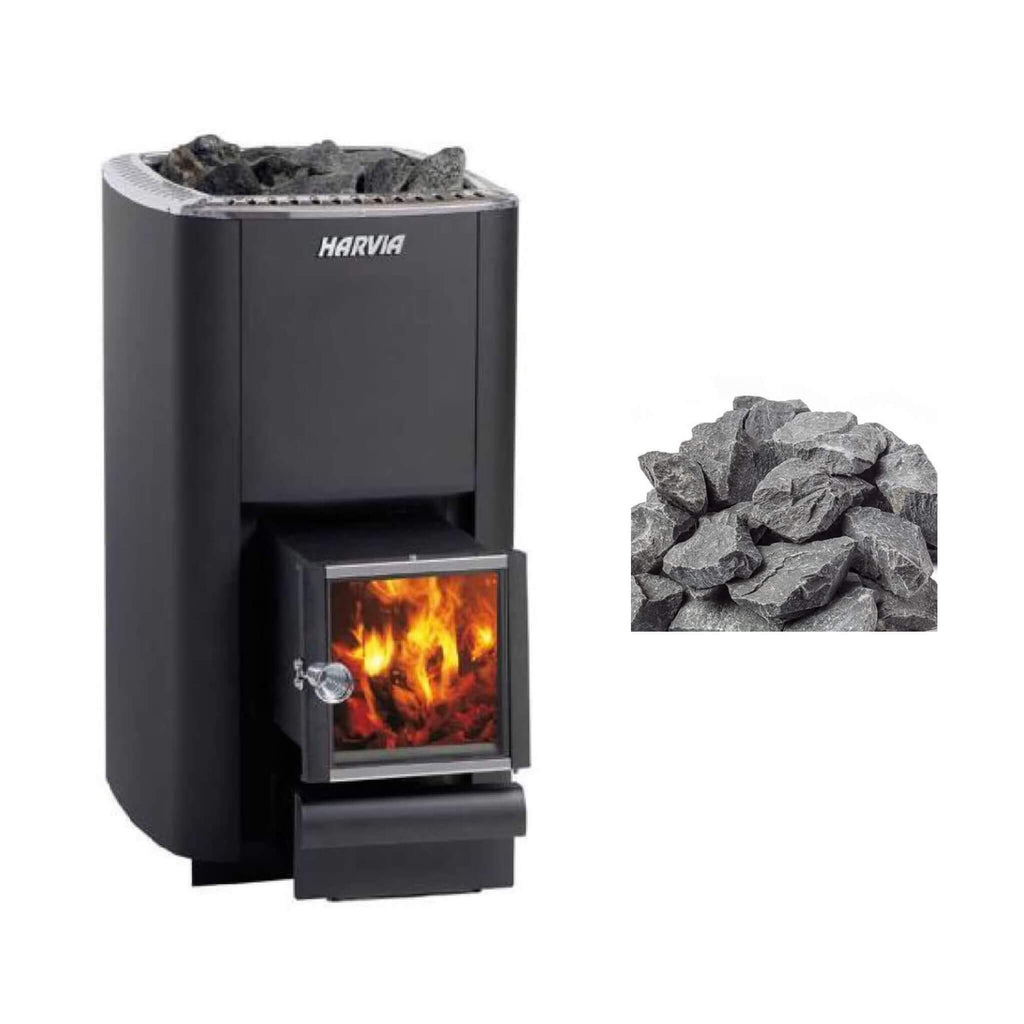 Harvia M3 SL 16.5 Kilowatt Wood Sauna Stove WK-M3SL - SAK48521 - Bundle