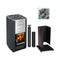 Wood-Burning Stove With Accessories On A White Background - Saksby Wholesale
