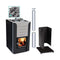 Harvia Pro 20 Premium Wood-Burning Sauna Heater Stove Package [PRO20-PKG] (SAK15748)
