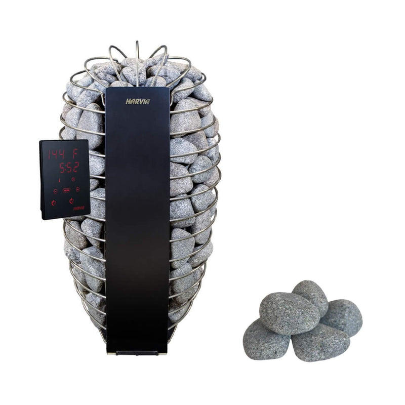 Harvia Spirit UL Certified Electric Sauna Heater with Digital Xenio Control Panel and WiFi Remote Control - SAK42565 - Bundle
