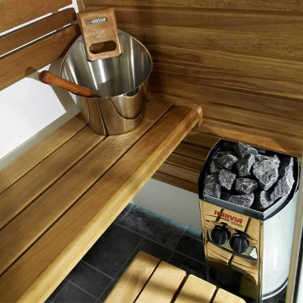 Harvia Vega Compact Electric Steel Sauna Heater With Sauna Stones [VC1700/1900/3500] (SAK48271) - Saksby Wholesale -  Sauna Room View