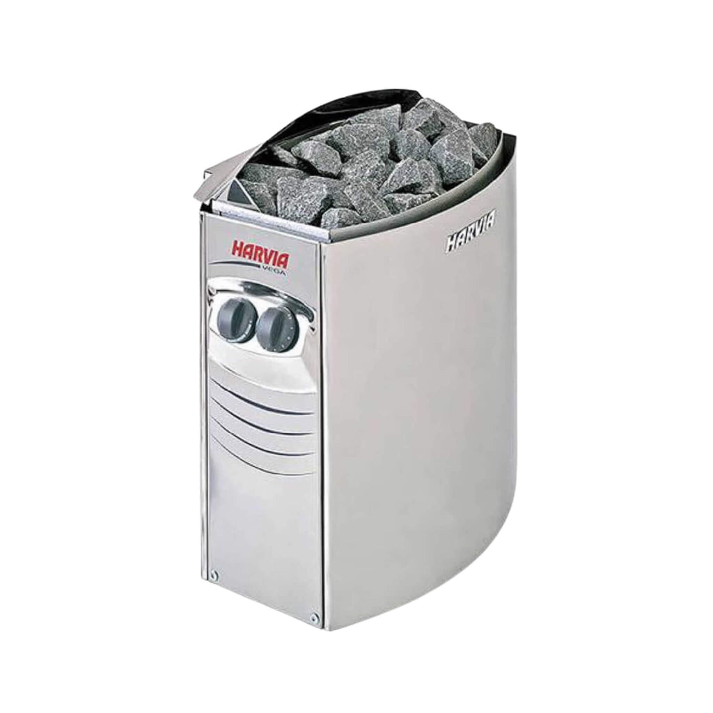 Harvia Vega Compact Electric Steel Sauna Heater With Sauna Stones [VC1700/1900/3500] (SAK48271) - Saksby Wholesale - Side View