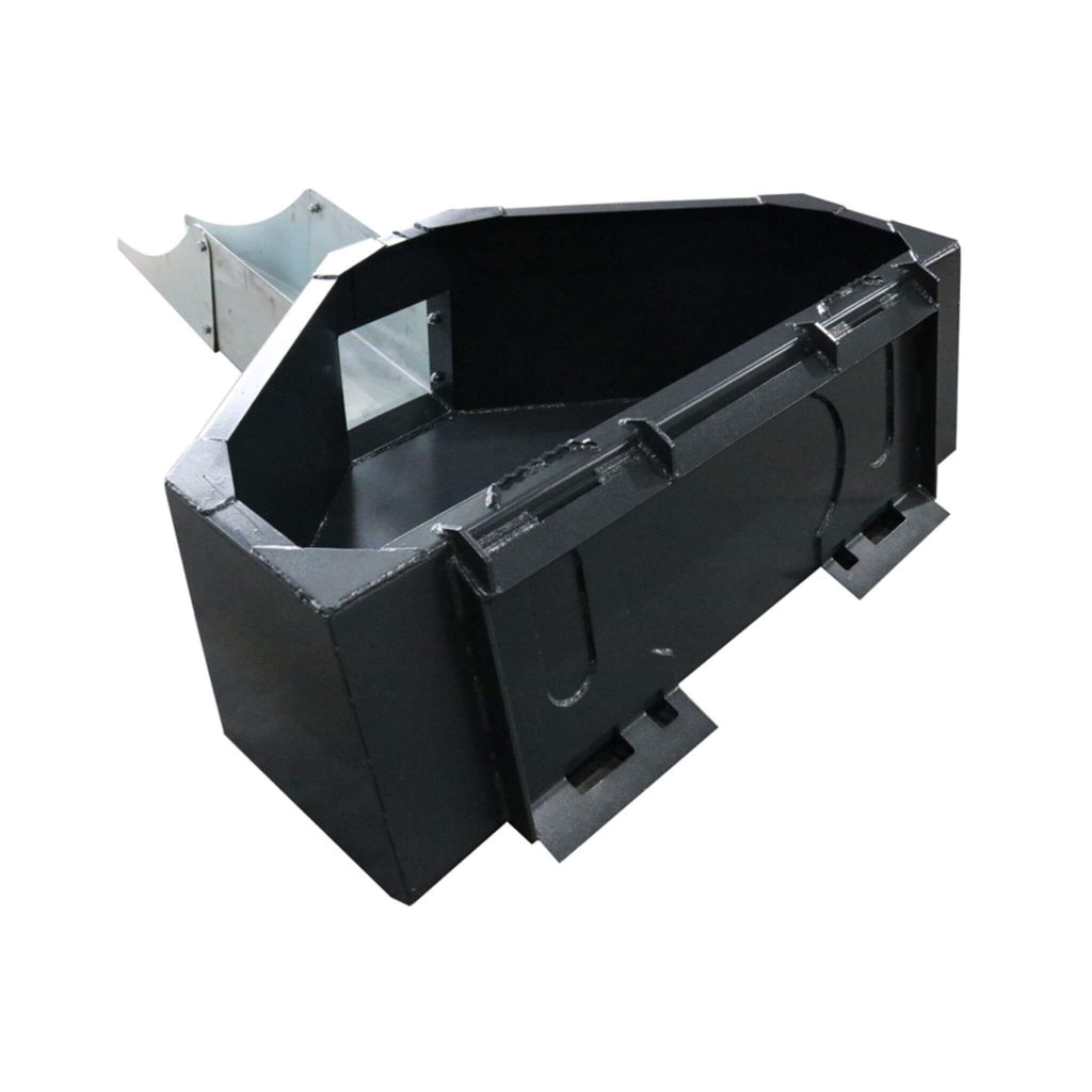 Heavy-Duty 1/2 Yard Cement And Concrete Bucket Skid Steer Attachment (SAK49063) - Saksby Wholesale - Back Top View