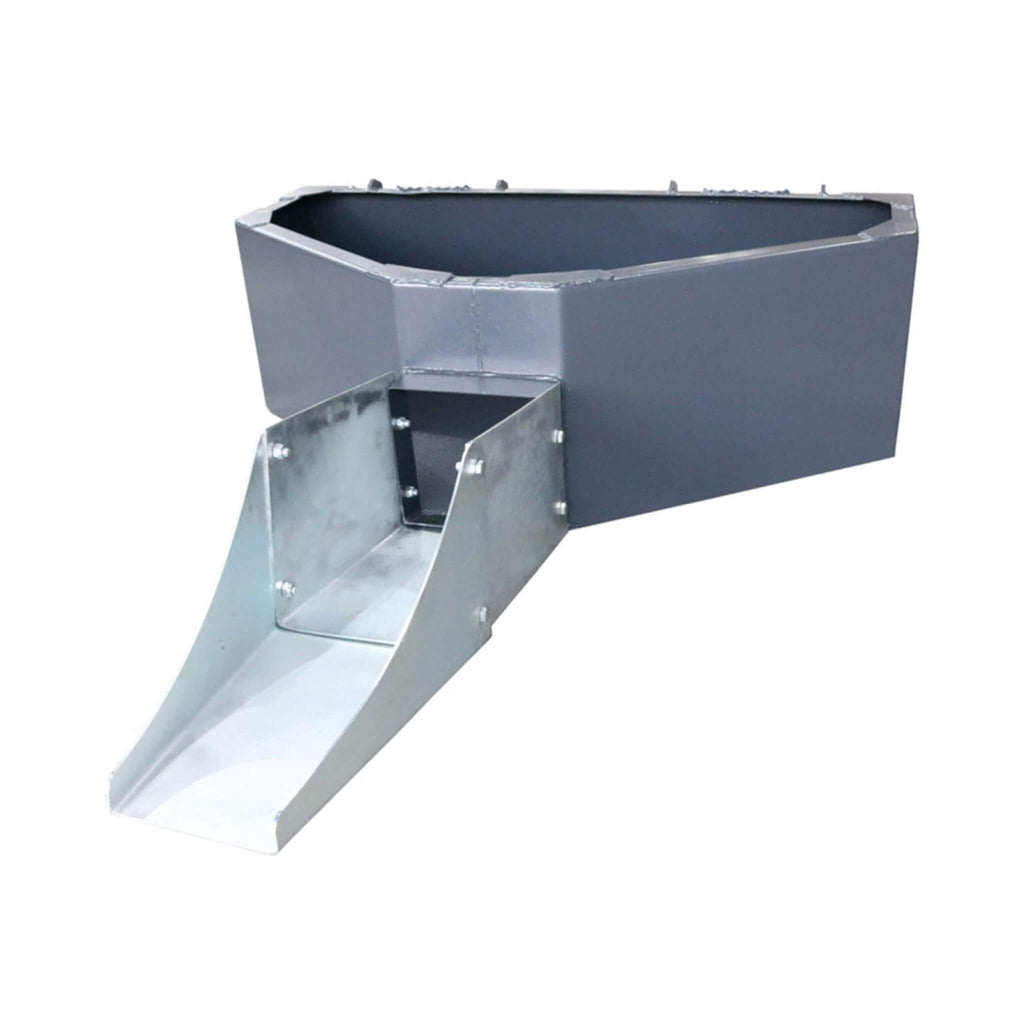 Heavy-Duty 1/2 Yard Cement And Concrete Bucket Skid Steer Attachment (SAK49063) - Saksby Wholesale - Front View