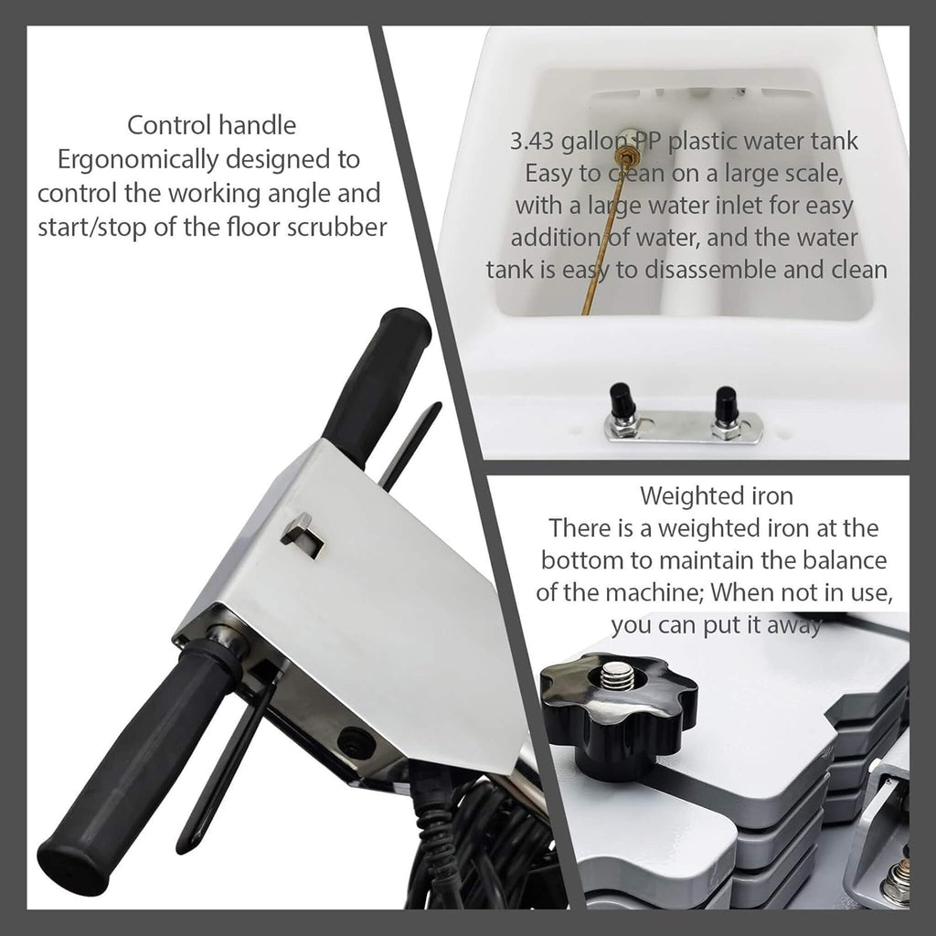 Heavy-Duty 110V Multi Functional Electric Floor Polishing Machine (SAK31859) - Saksby Wholesale - Components