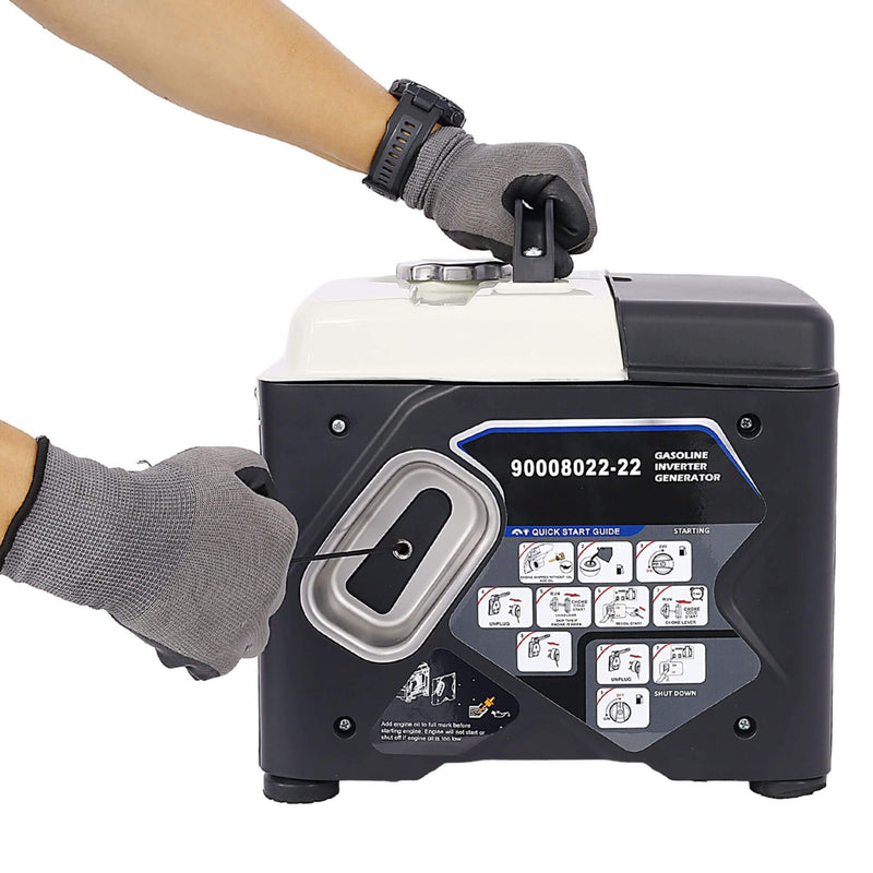 Heavy Duty 1200W Ultra-Quiet Portable Gas engine Inverter Generator (SAK54675) - Saksby Wholesale - On Hand