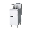 Heavy-Duty 120K BTU Commercial Stainless Steel 4-Burner Propane Deep Fryer (SAK64021)