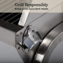 Heavy-Duty 125 LB Portable Electric Stainless Steel Hooded BBQ Rotisserie Grill With Viewing Window (SAK31975) - Saksby Wholesale - Grill Responsibly Printed