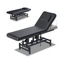 Heavy-Duty 1500 LBS Adjustable Electric Massage Table With Lift (SAK74105) - Saksby Wholesale - Black Front Side View