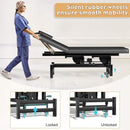 Heavy-Duty 1500 LBS Adjustable Electric Massage Table With Lift (SAK74105) - Saksby Wholesale - Silent Rubber Wheels