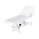 Heavy-Duty 1500 LBS Adjustable Electric Massage Table With Lift (SAK74105) - Saksby Wholesale - White Front Side View