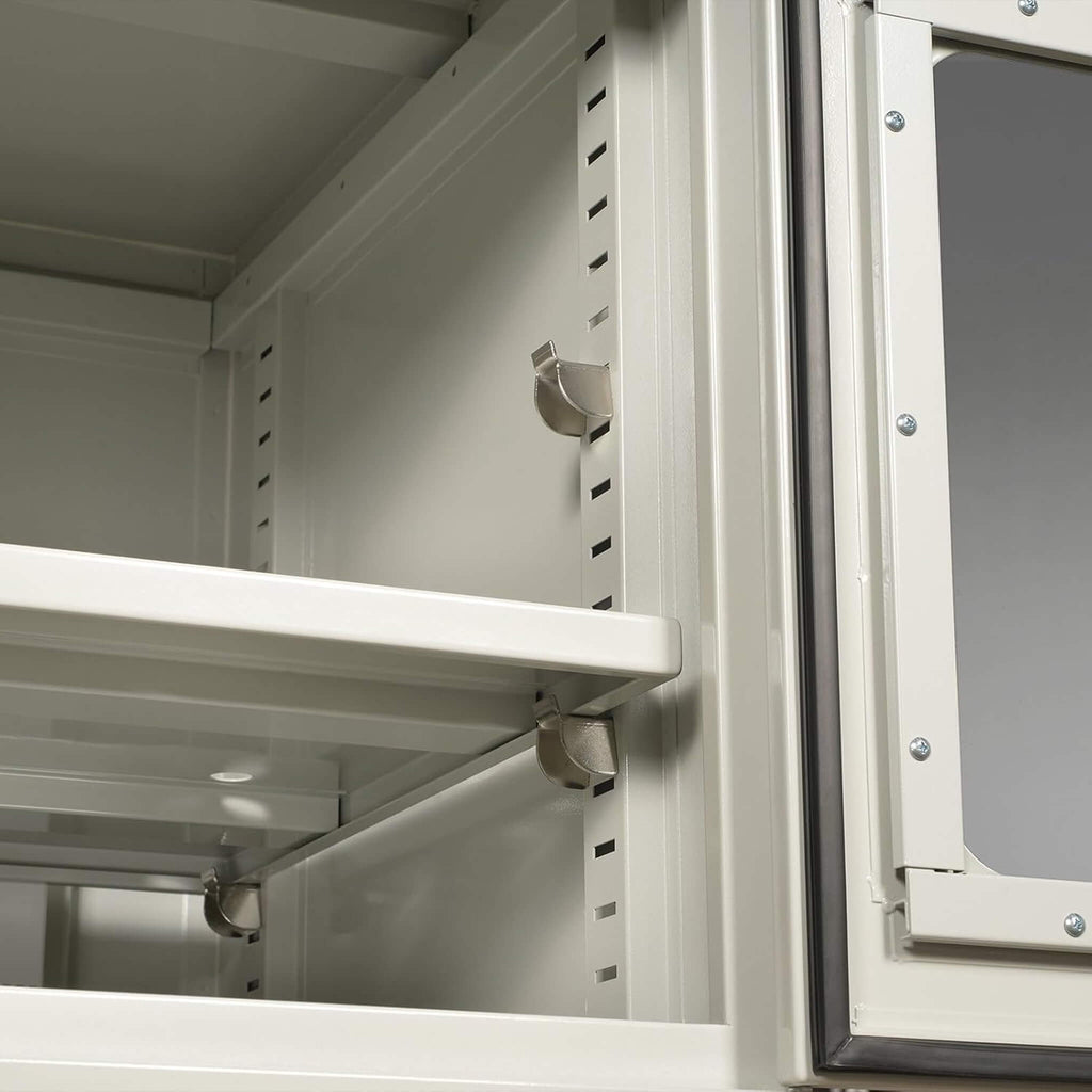 Heavy-Duty 192-Gallon Stainless Steel Nitrogen Dry Cabinet [1-10% RH] (SAK27184) - Saksby Wholesale - Adjsutable Shelves