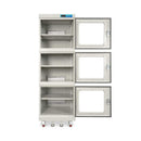 Heavy-Duty 192-Gallon Stainless Steel Nitrogen Dry Cabinet [1-10% RH] (SAK27184) - Saksby Wholesale - Front View With Doors Opened