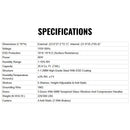 Heavy-Duty 192-Gallon Stainless Steel Nitrogen Dry Cabinet [1-10% RH] (SAK27184) - Saksby Wholesale - Specifications