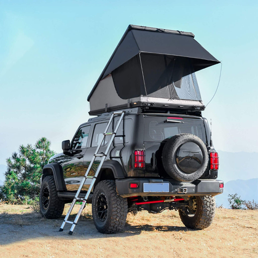 Heavy Duty 2-3 Person Hardshell Rooftop Tent With Ladder (SAK93120) - Saksby Wholesale - Lifestyle