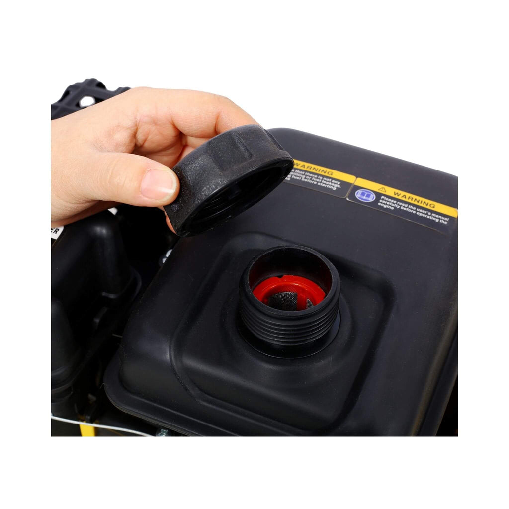 Heavy-Duty 2.5HP 79CC 8200N Gas-Powered Plate Compactor Machine (SAK58492) - Saksby Wholesale - Gas Tank