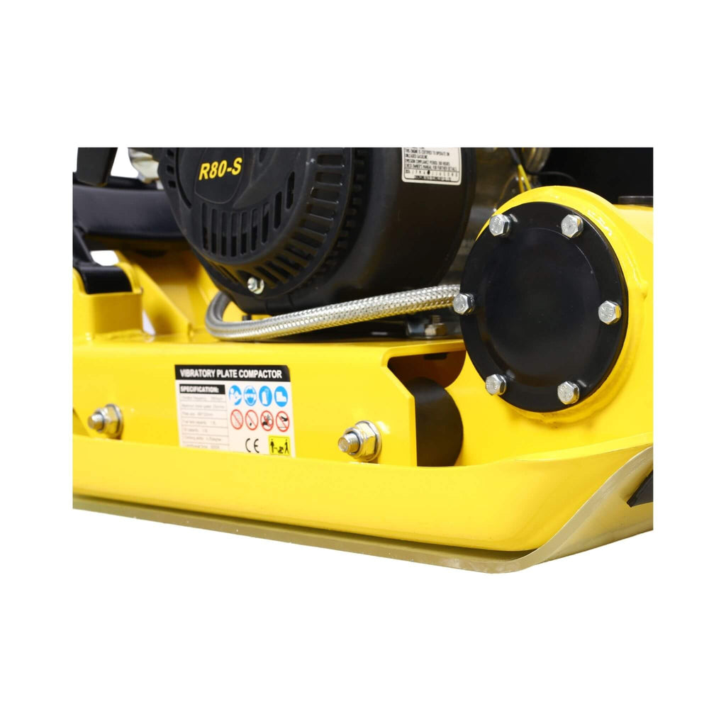 Heavy-Duty 2.5HP 79CC 8200N Gas-Powered Plate Compactor Machine (SAK58492) - Saksby Wholesale  Product Details