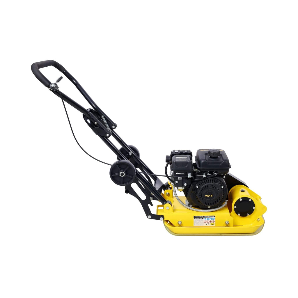 Heavy-Duty 2.5HP 79CC 8200N Gas-Powered Plate Compactor Machine (SAK58492) - Saksby Wholesale - Right Side View