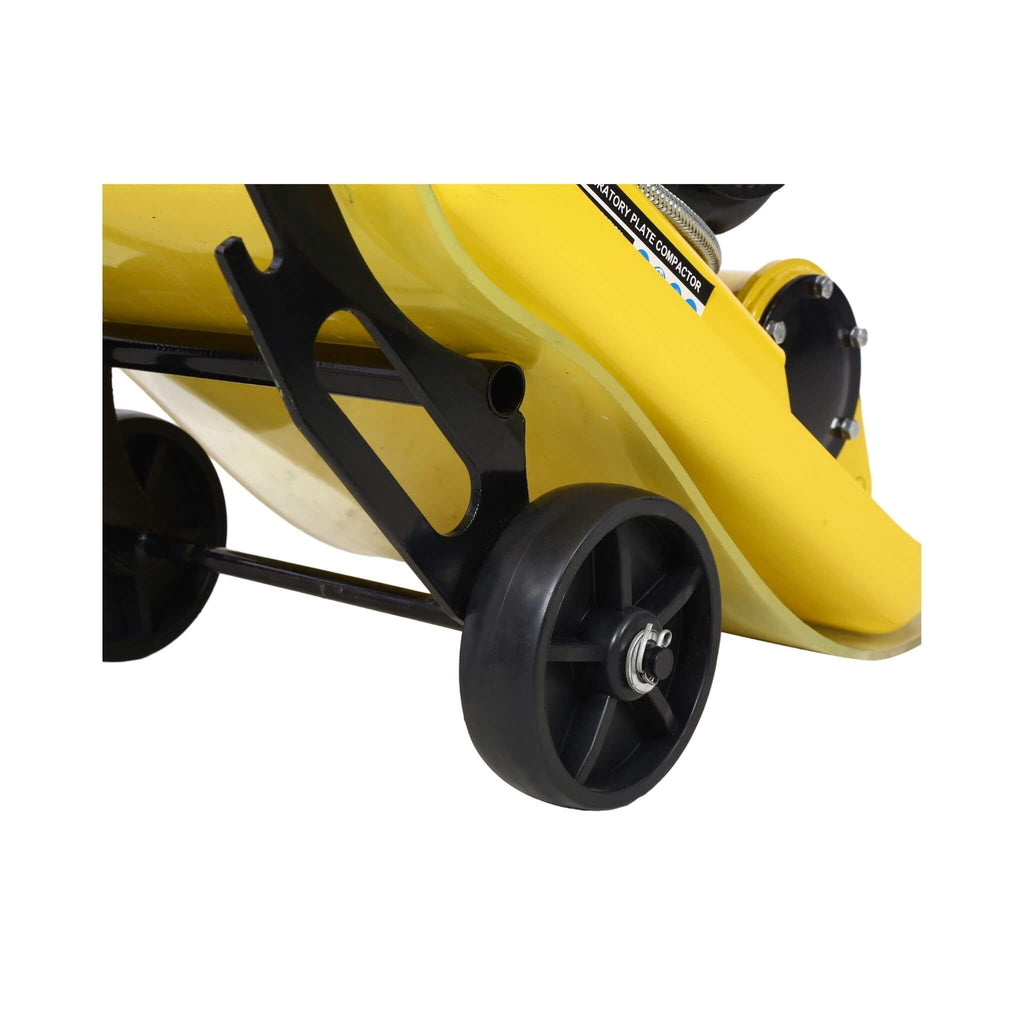 Heavy-Duty 2.5HP 79CC 8200N Gas-Powered Plate Compactor Machine (SAK58492) - Saksby Wholesale - Wheels Details