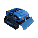 Heavy-Duty 21-Inch 9HP Commercial Remote-Controlled Robotic Lawn Mower With Tracks And Plow (SAK26583) - Saksby Wholesale - Blue Front Right View