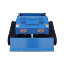 Heavy-Duty 21-Inch 9HP Commercial Remote-Controlled Robotic Lawn Mower With Tracks And Plow (SAK26583) - Saksby Wholesale - Blue Front View