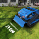 Heavy-Duty 21-Inch 9HP Commercial Remote-Controlled Robotic Lawn Mower With Tracks And Plow (SAK26583) - Saksby Wholesale - Mowing Width