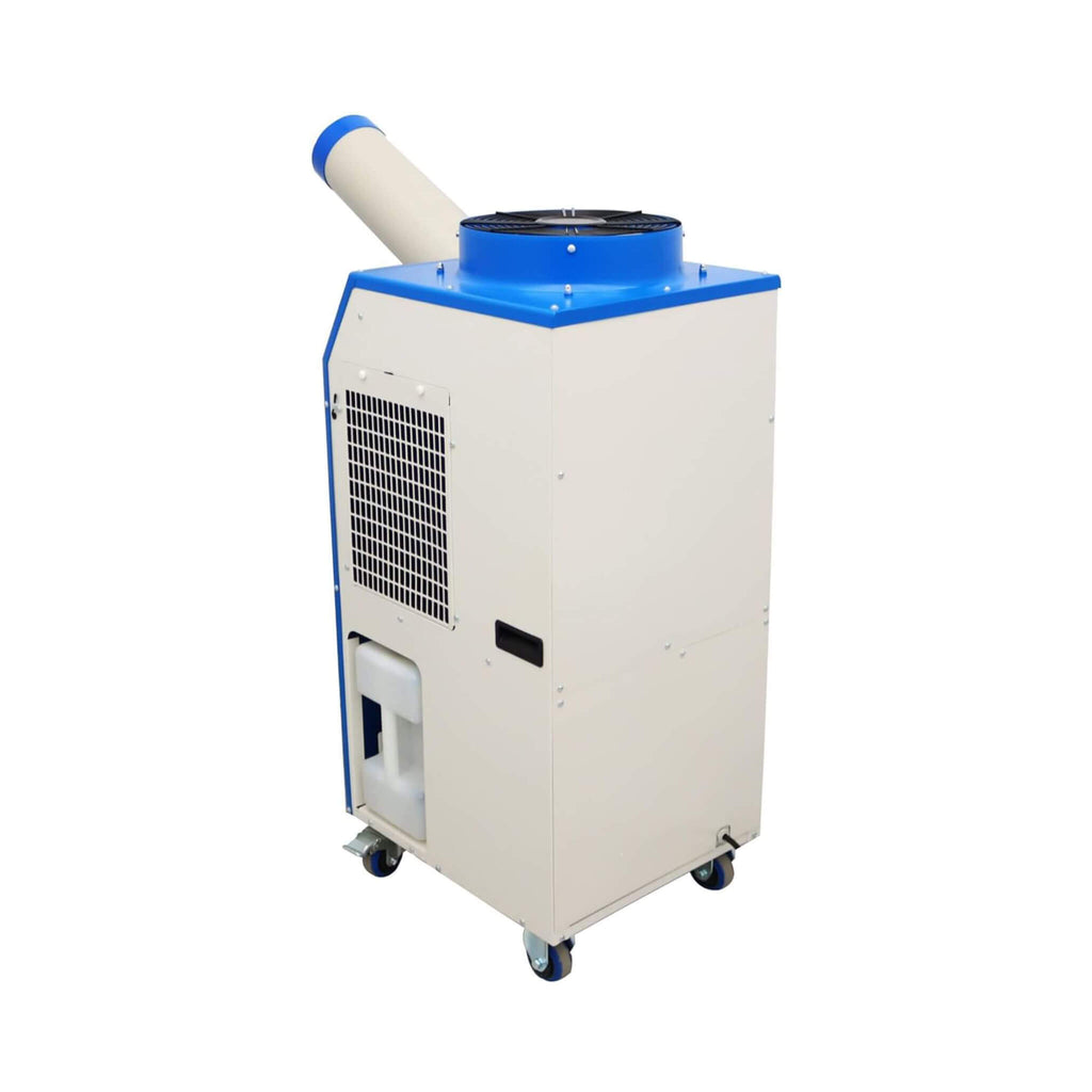 Heavy-Duty 220V Portable 11K BTU Outdoor Industrial Spot Cooler Air Conditioner (SAK59327) - Saksby Wholesale - Back Side View