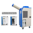 Heavy-Duty 220V Portable 11K BTU Outdoor Industrial Spot Cooler Air Conditioner (SAK59327) - Saksby Wholesale - Water Storage Tank View