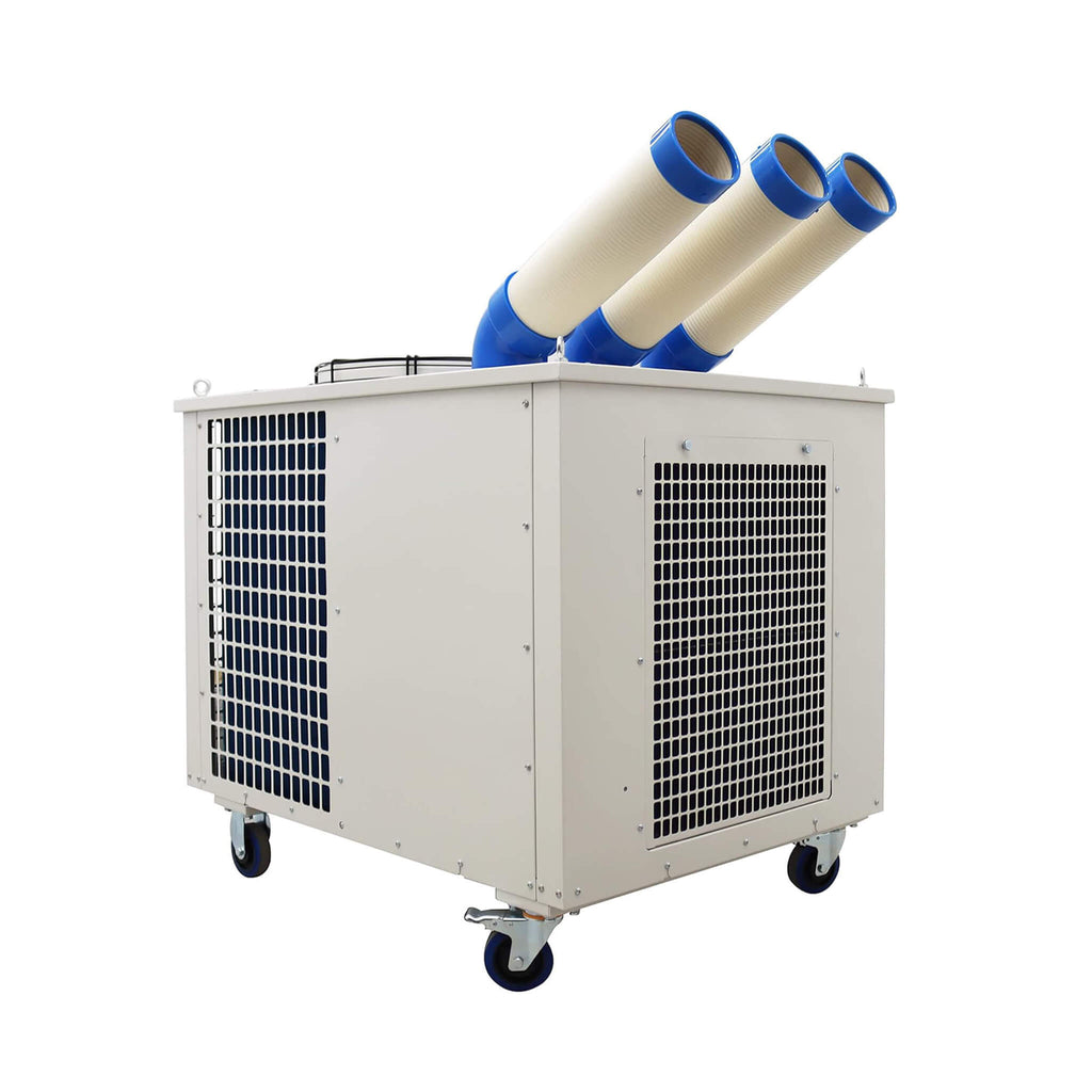 Heavy-Duty 220V Portable 29K BTU Outdoor Industrial Spot Cooler Air Conditioner (SAK18736) - Saksby Wholesale - Back Right View