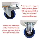 Heavy-Duty 220V Portable 29K BTU Outdoor Industrial Spot Cooler Air Conditioner (SAK18736) - Saksby Wholesale - Wheels