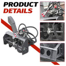 Heavy-Duty 23-Inch Skid Steer Snow Blower Attachment With Directional Chute (SAK94301)