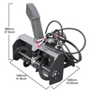Heavy-Duty 23-Inch Skid Steer Snow Blower Attachment With Directional Chute (SAK94301)