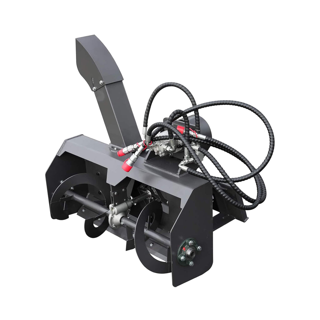 Heavy-Duty 23-Inch Skid Steer Snow Blower Attachment With Directional Chute (SAK94301)