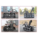 Heavy-Duty 23-Inch Skid Steer Snow Blower Attachment With Directional Chute (SAK94301)