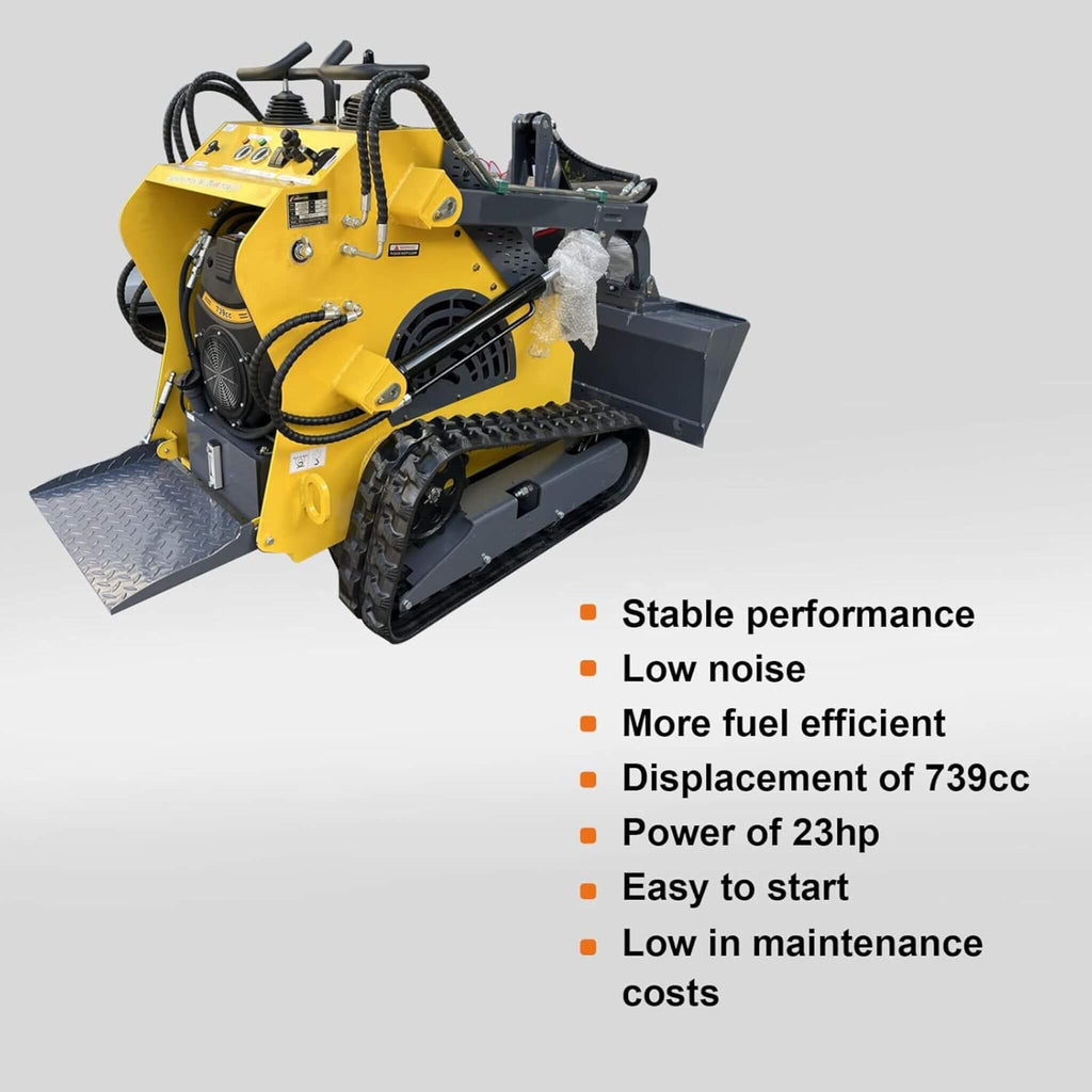 Heavy-Duty 23HP Mini Triangular Skid Steer Bucket Loader (SAK15873)  - Saksby Wholesale - Product Features